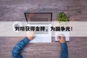 开云(中国)官方在线登录-刘翔获得金牌，为国争光！